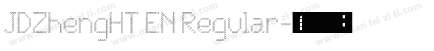 JDZhengHT EN Regular字体转换